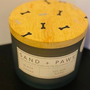 Sand + Paws Black Cedar Candle